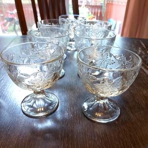 Princess House Fantasia Punch Glasses, Qty 7